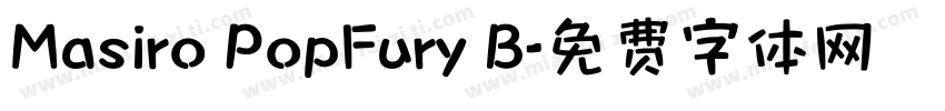 Masiro PopFury B字体转换